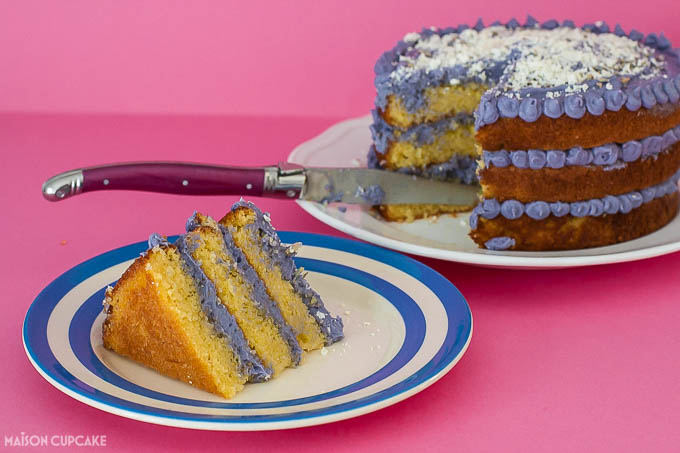 Lavender layer cake with white chocolate - 1