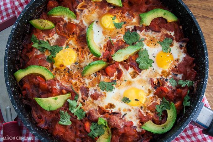 Spanish eggs with avocado huevos rancheros recipe - 2