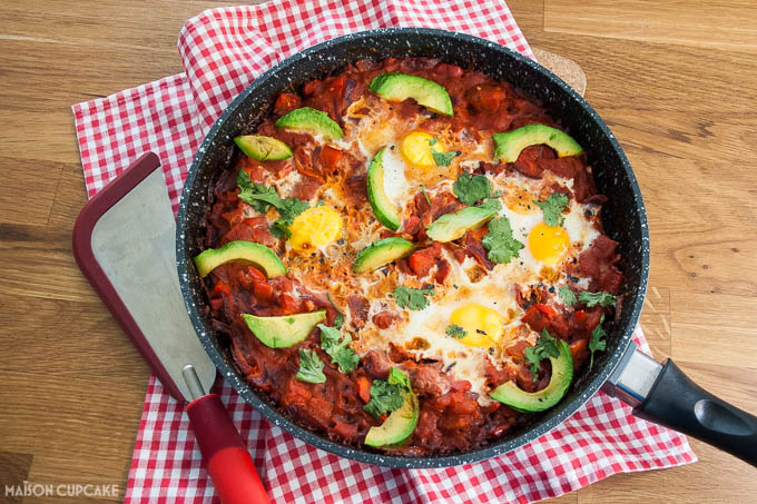 Spanish eggs with avocado huevos rancheros recipe - 3