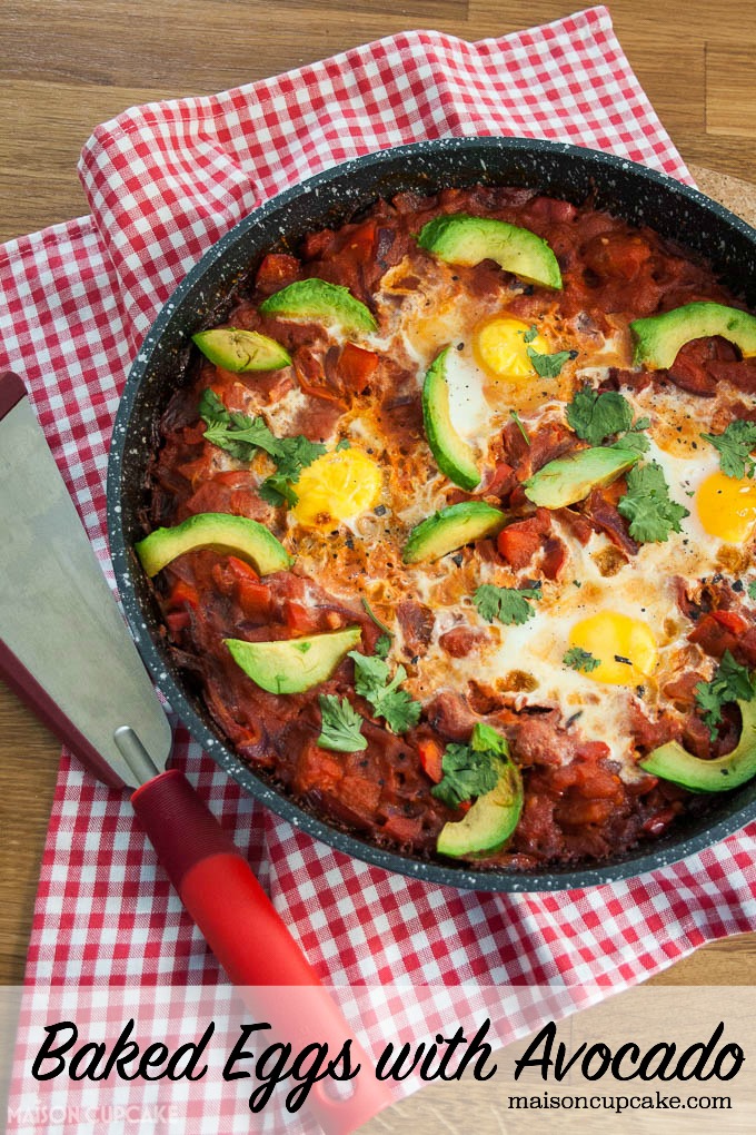 Spanish eggs with avocado huevos rancheros recipe