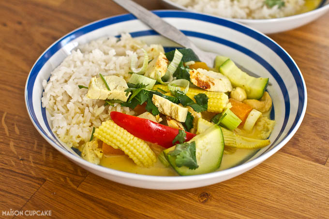 Ten Minute Thai Turkey Curry recipe by @maisoncupcake at maisoncupcake.com in collaboration with Bernard Matthews #ad