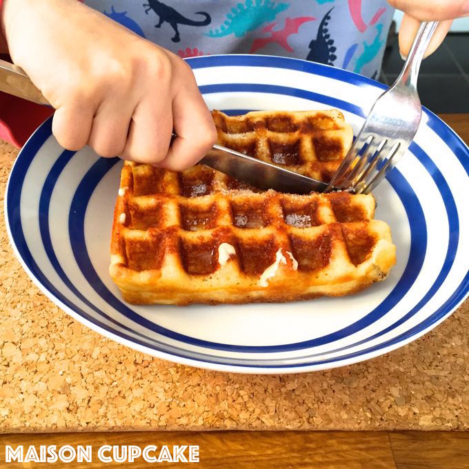 Gluten free waffles using Belgian Waffle Maker