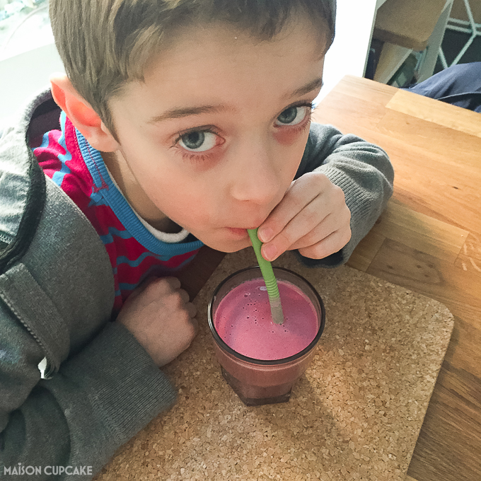Raspberry red cabbage smoothie - 4
