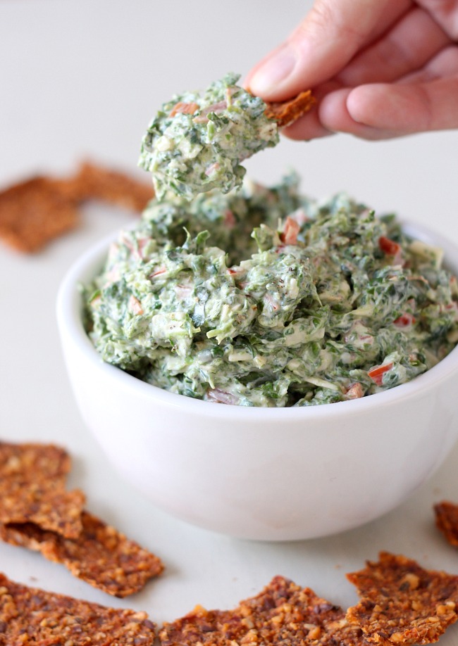 Healthy Spinach Dip: Six easy dip recipes at MaisonCupcake.com