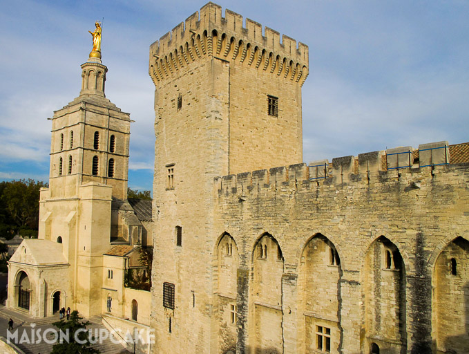 Palais des Papes, Avignon, France at Sunset