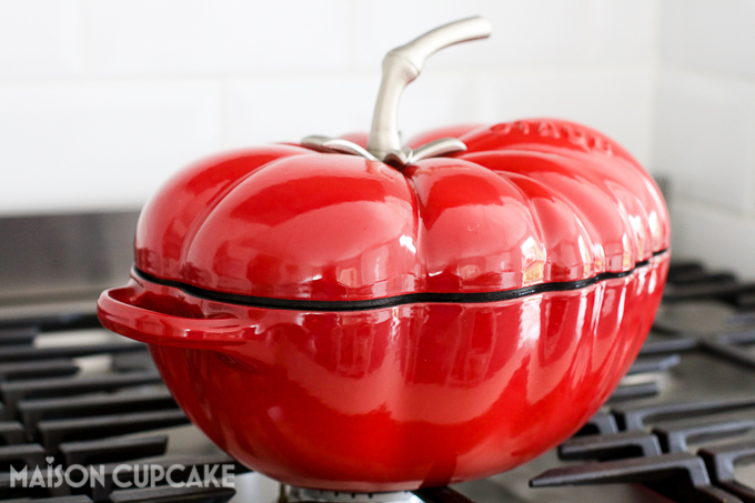 Staub Cast-Iron Tomato Cocotte in 2023