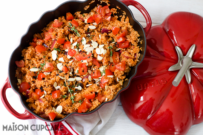 Staub cocotte tomato couscous-5