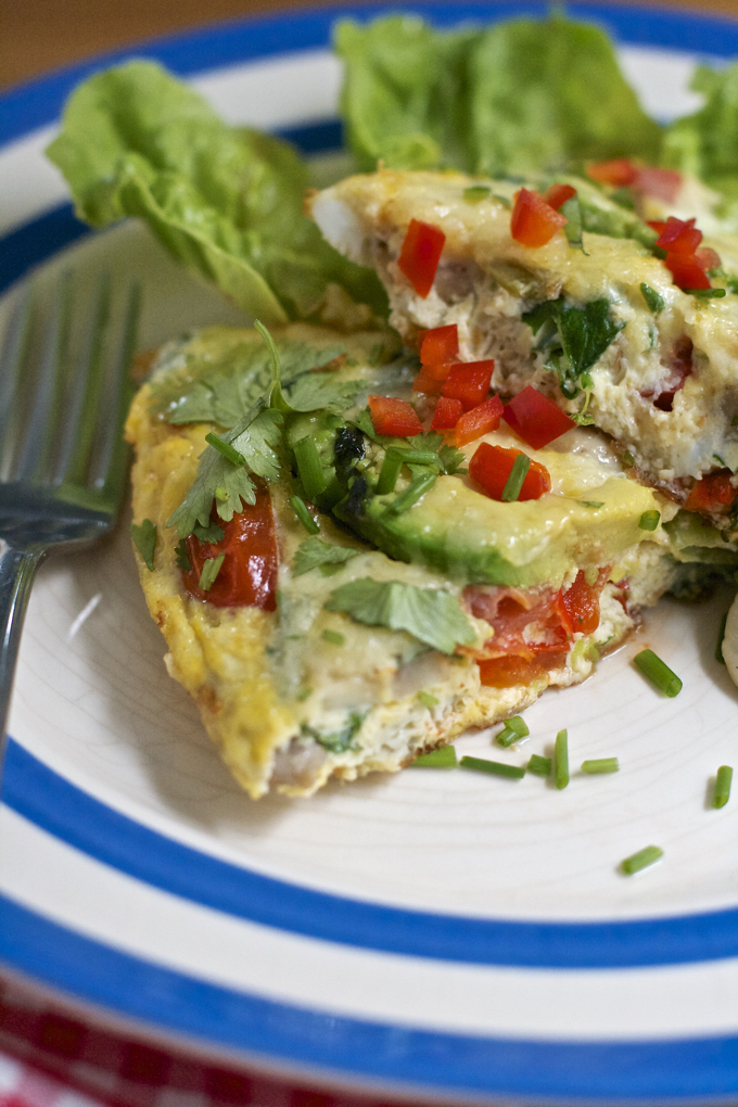 Vegetable Frittata Recipe - easy brunch recipe for vegetarians