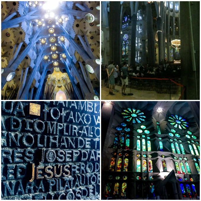 Sagrada Familia interior Barcelona