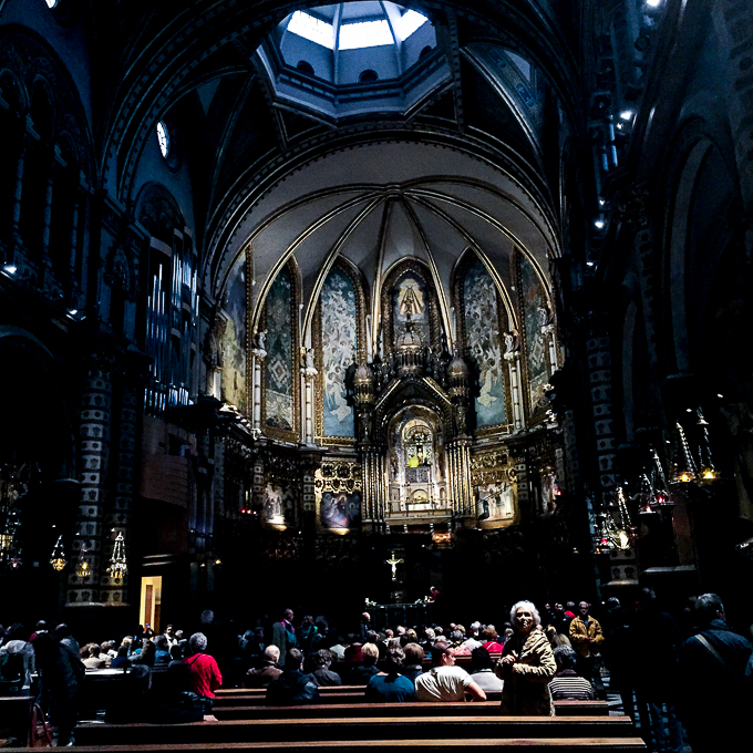 Santa Maria de Monserrat Abbey near Barcelona 2