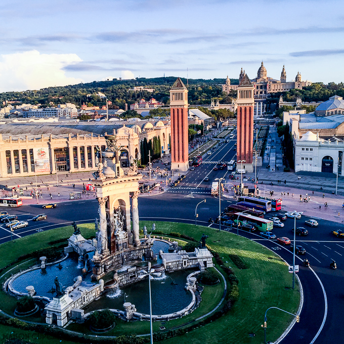 Weekend in Barcelona Plaça d'Espanya