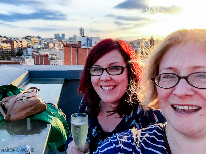 Drinking cava in Barcelona