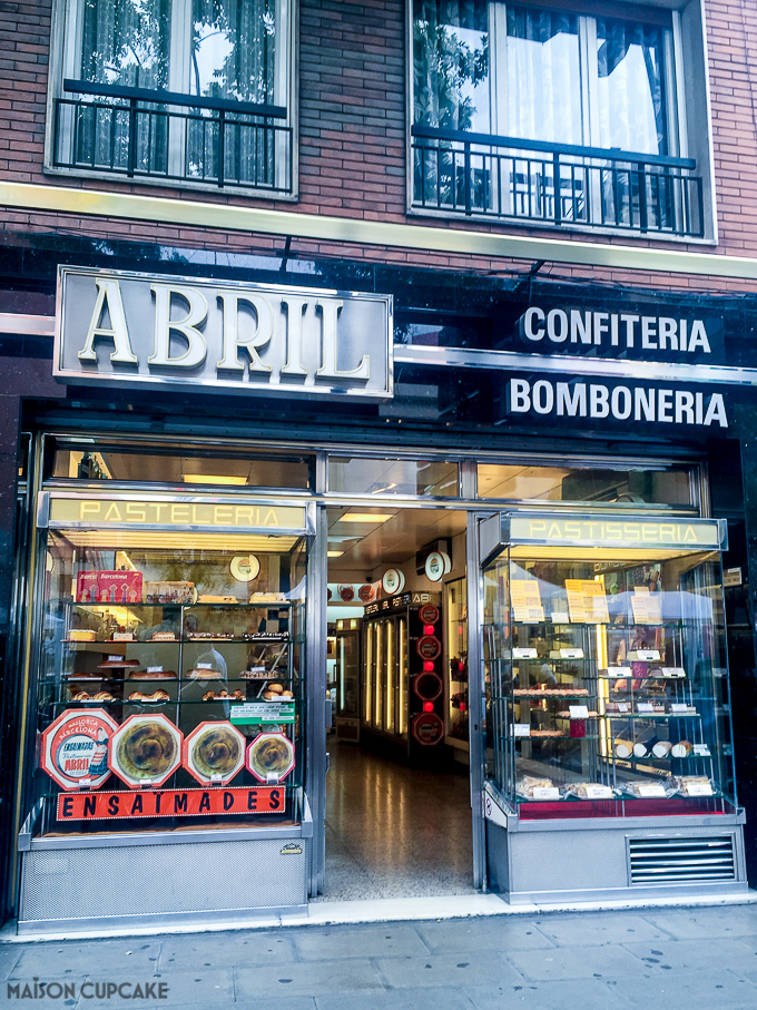 Barcelona Abril confiteria bomboneria Spanish bakery 