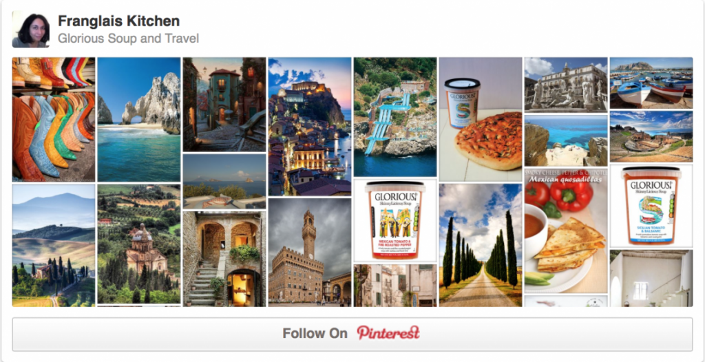 Glorious Soup and Travel Pinterest Board