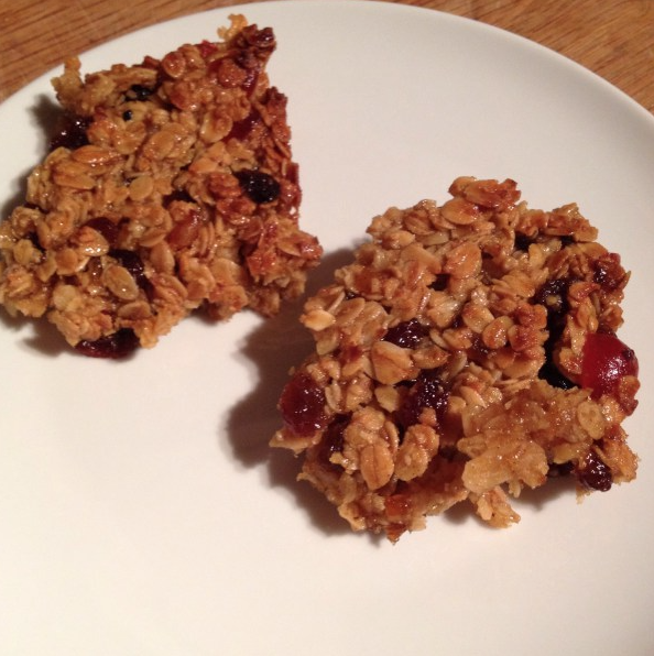 Mincemeat flapjacks