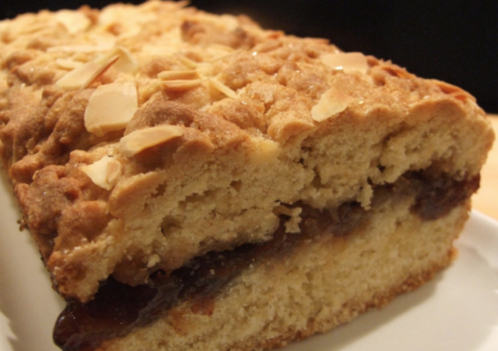 Mincemeat shortcake slice