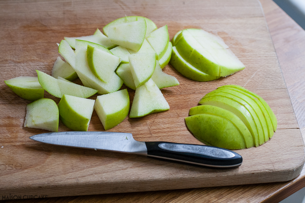 Sliced Bramley Apples