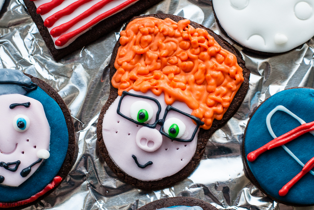 Space party cookies Capture the Flag Movie