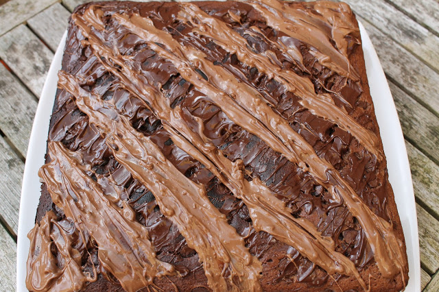 Chocolate cake tray bake