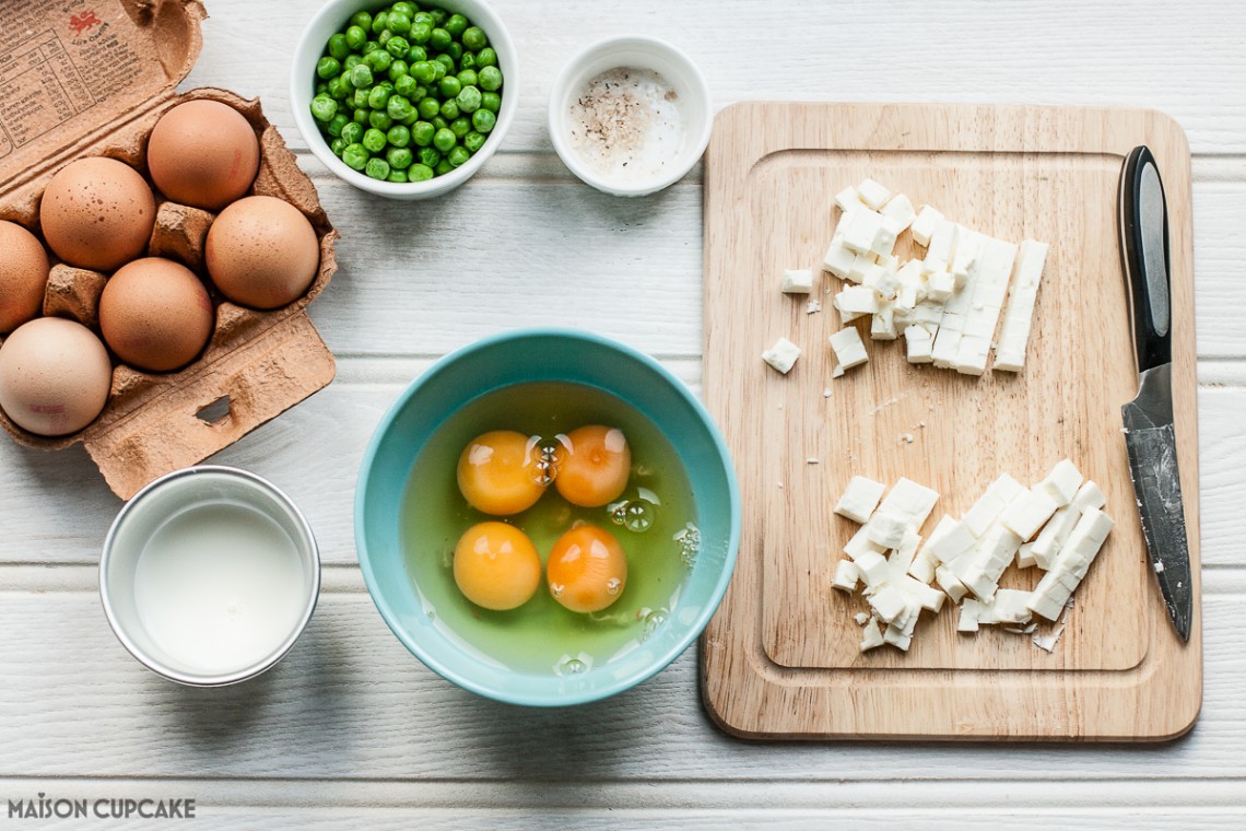 Step by step pictures how to make crustless quiche