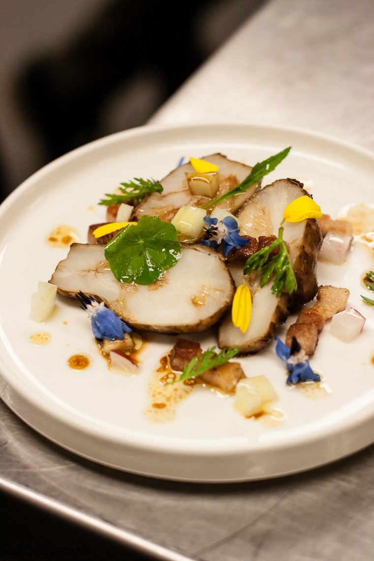 Jerusalem Artichoke Salad by Roberto Petza Sardinian Michelin Starred Chef of Sapposentu