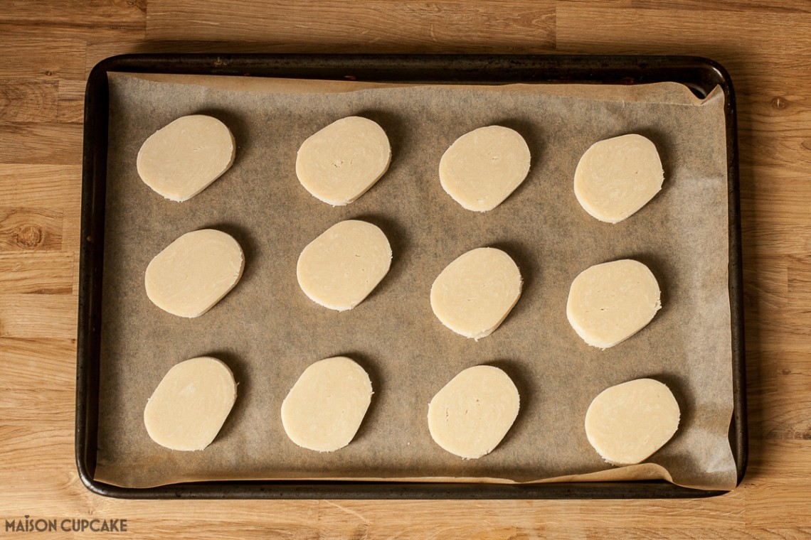 Easy to make slice and bake cookies with lemon icing - step by step