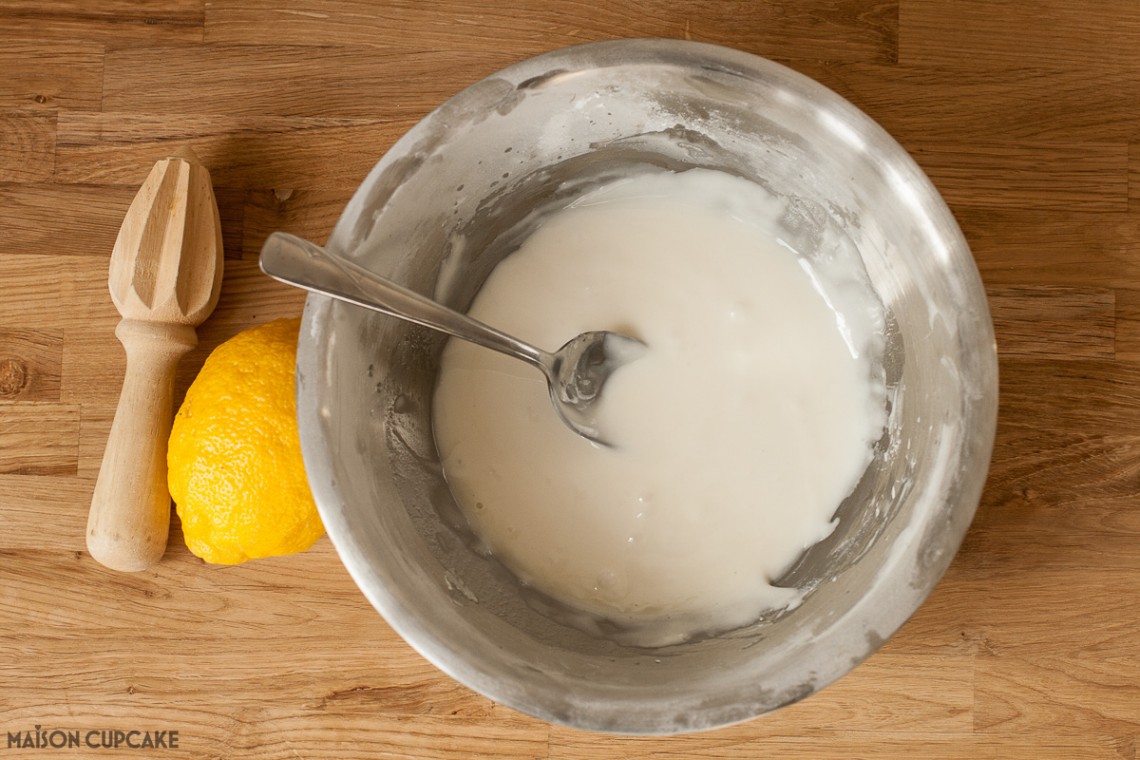 Easy to make slice and bake cookies with lemon icing - step by step