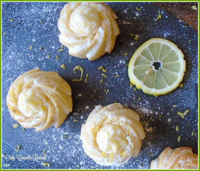 Lemon and cardamom mini bundt cakes