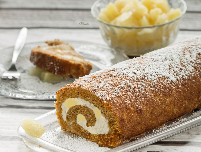 BOTW Carrot Cake Swiss Roll