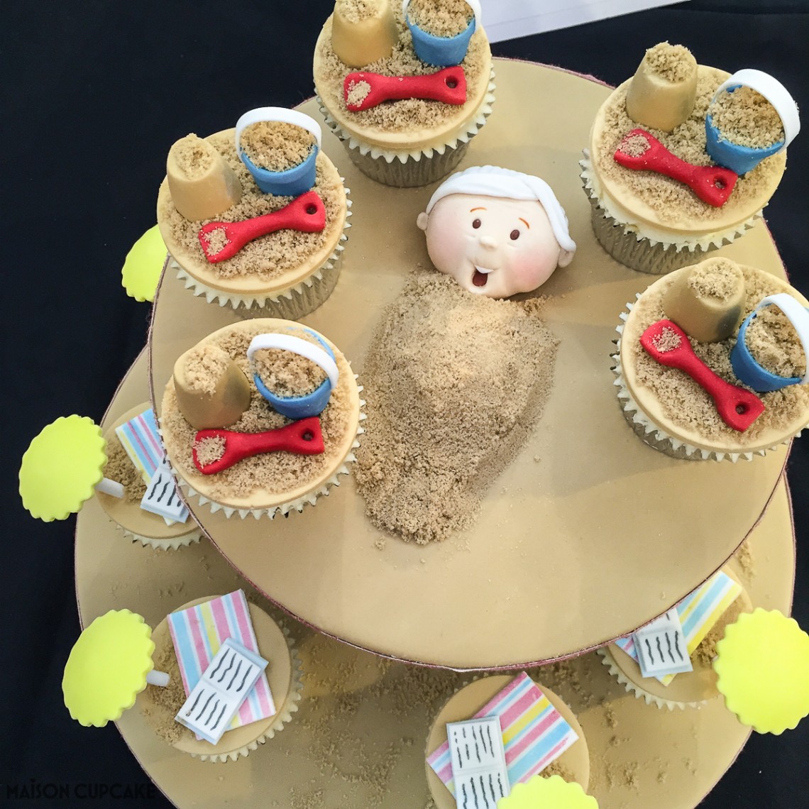 Sandcastle Cupcakes by Kirsty Watson