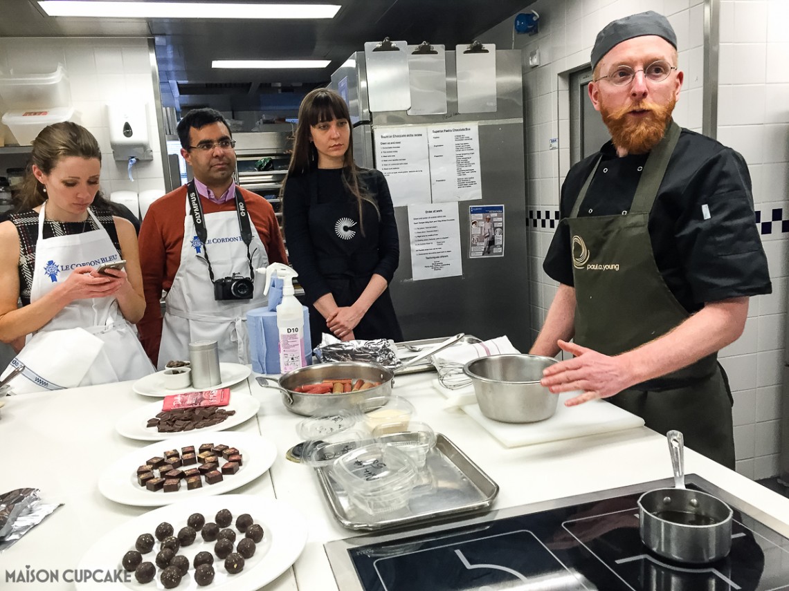 Great British Chefs Paul A Young event at Le Cordon Bleu London