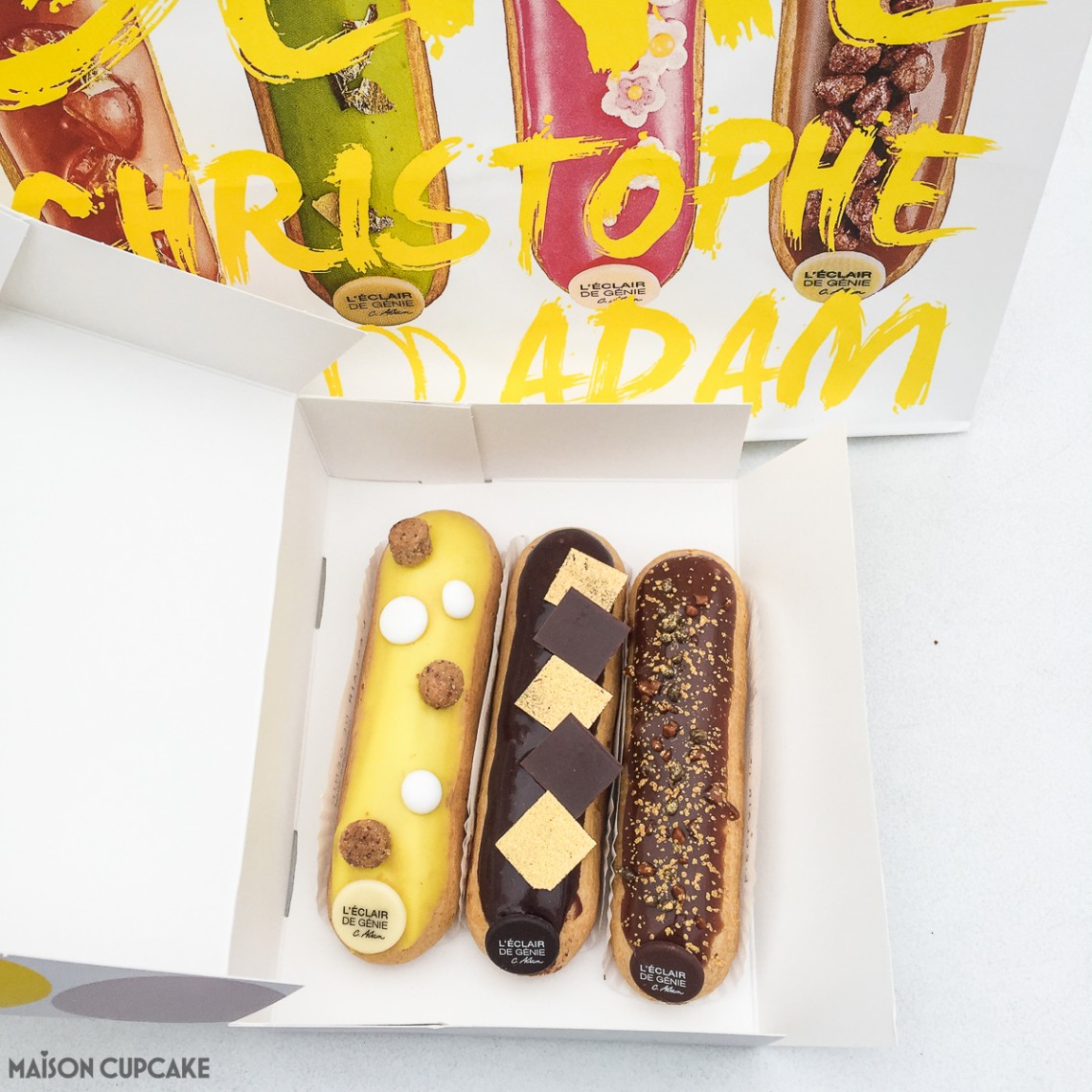 Eclairs by Christophe Adam at L'Eclair de Genie