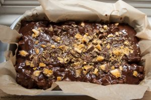 Crunchie Rocky Road Bars - step by step pictures