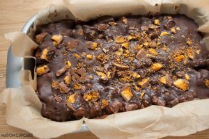 Crunchie Rocky Road Bars - step by step pictures