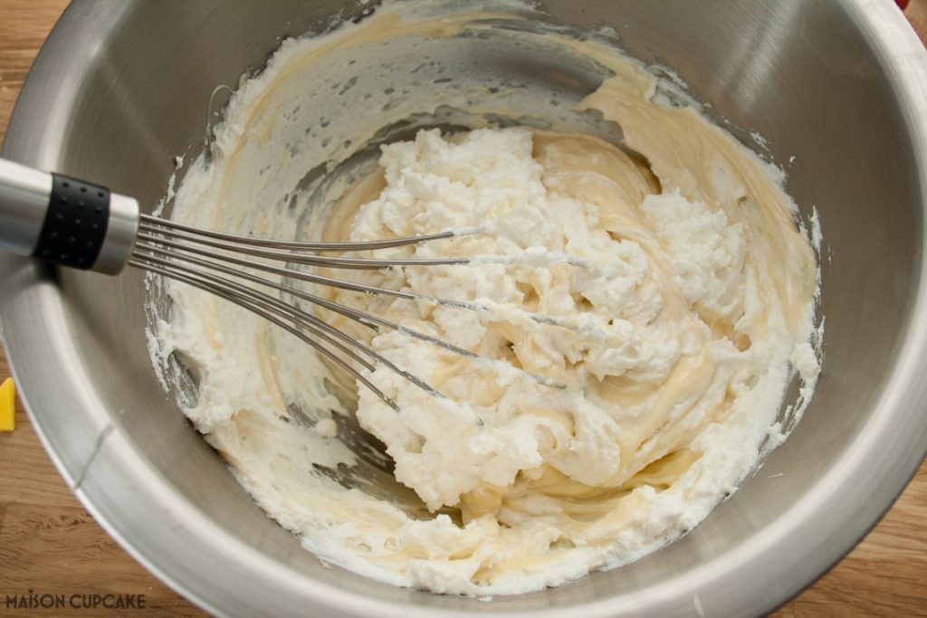 mixing quark and white chocolate