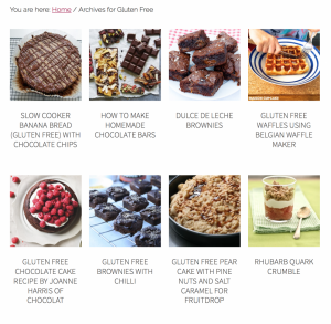 Gluten free recipe archive at Maison Cupcake