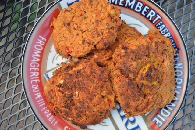 vegan squash bean burgers