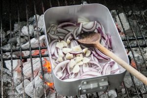 Mess Tin Cooking // Bacon/Eggs/Coffee // Woodland Cooking 