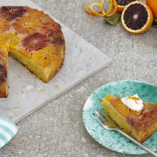Blood Orange Polenta Cake (gluten free)