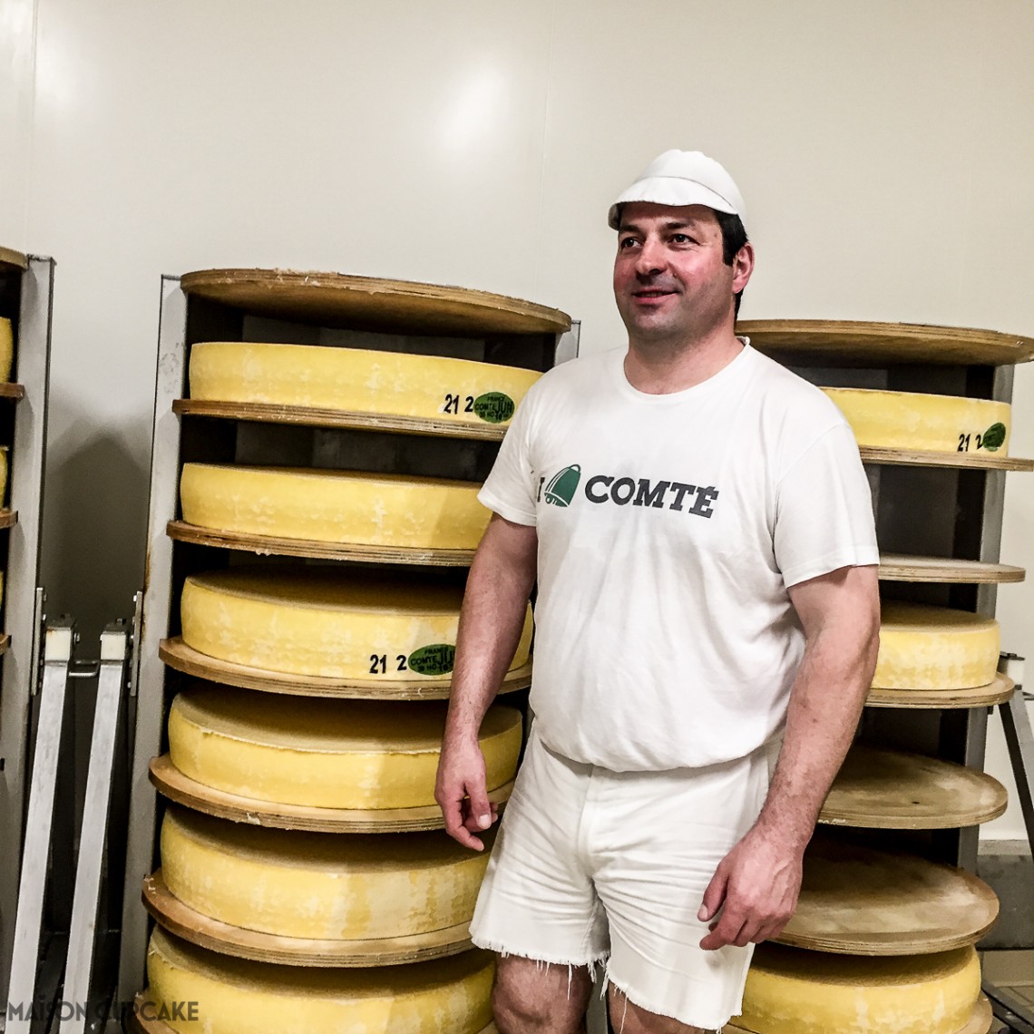 Cheesemaker Franche Comte France