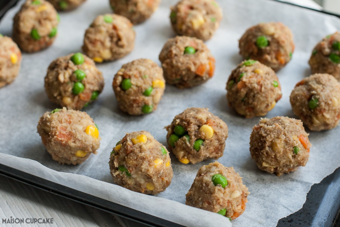 Veggie Balls with Warm Salad IKEA Style