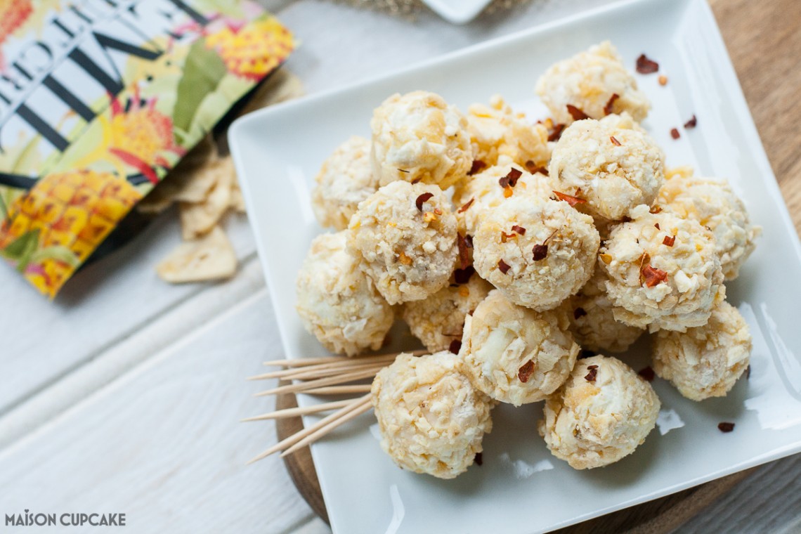 Cheese and Pineapple Sticks Posh Version for Christmas Parties