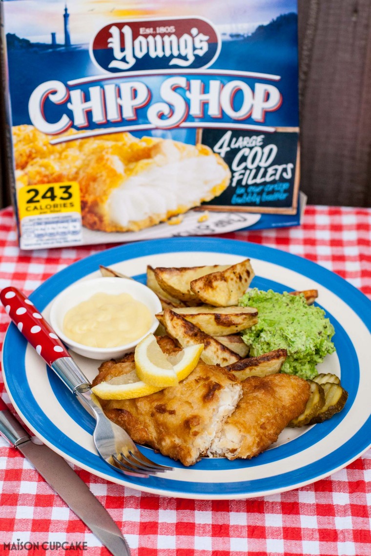 How to Make Lower Calorie Chip Shop Fish Supper At Home