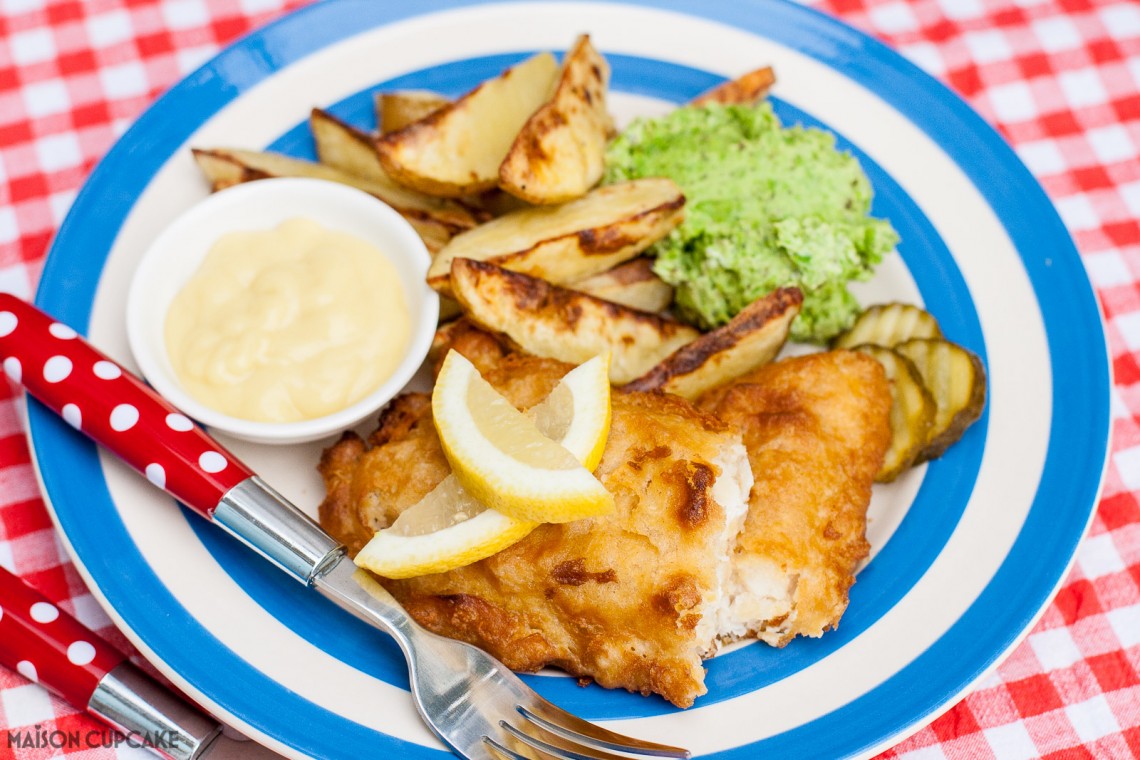 How to Make Lower Calorie Chip Shop Fish Supper At Home