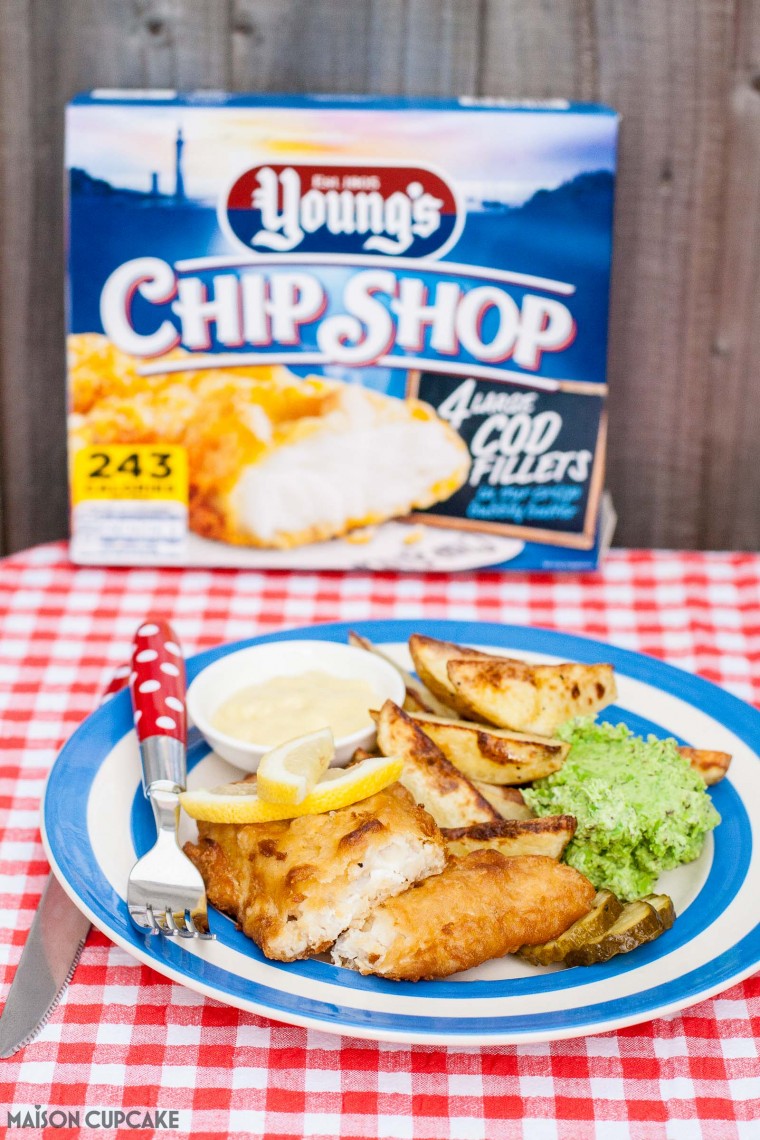 How to Make Lower Calorie Chip Shop Fish Supper At Home