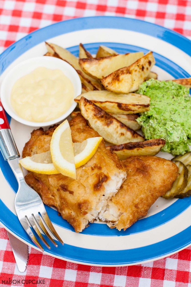 How to Make Lower Calorie Chip Shop Fish Supper At Home