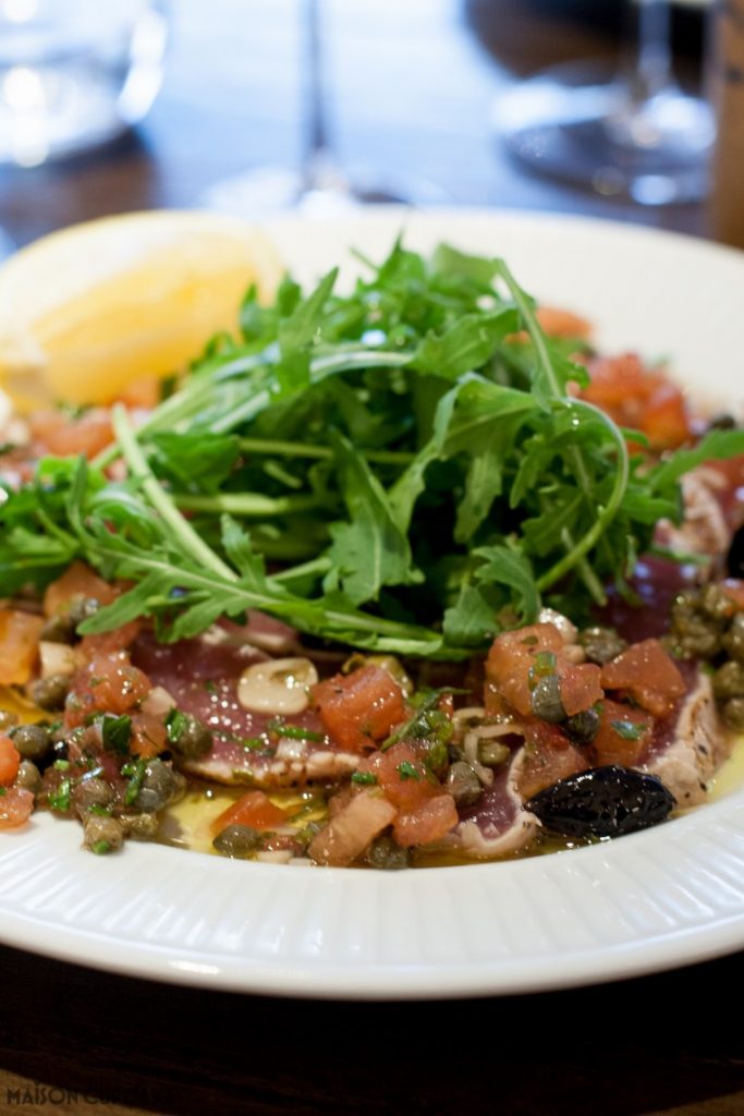 Côte Brasserie - London Barbican - Tuna Carpaccio