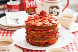Strawberry Sandwich Cake-2 Wimbledon Strawberry Sandwich Cake