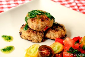 Turkey Burgers with Heirloom Tomato Salsa