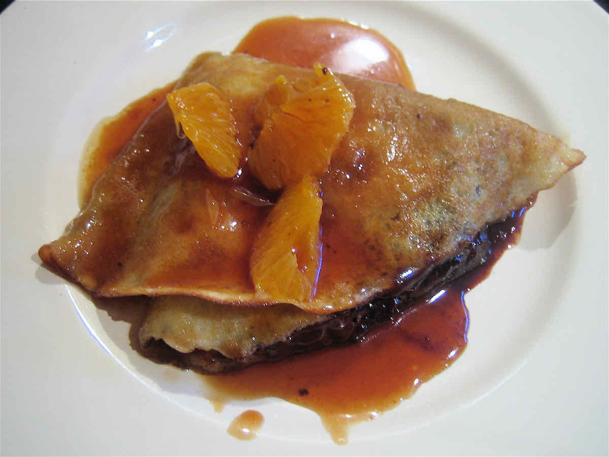 Chocolate Orange Crepes Suzette